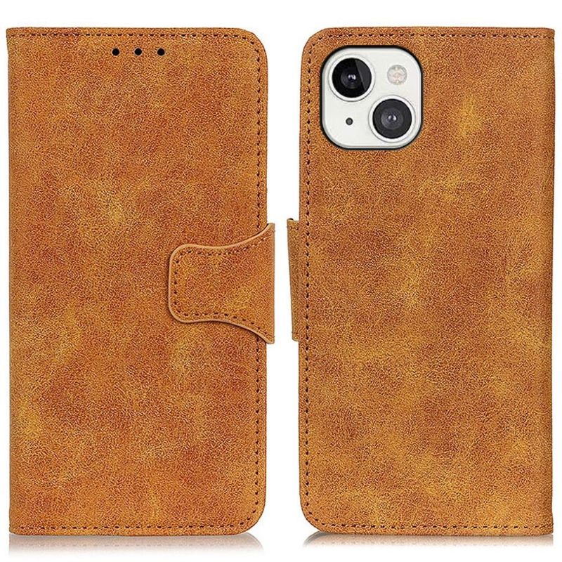 Cover voor iPhone 13 Edouard Kunstleer Vintage