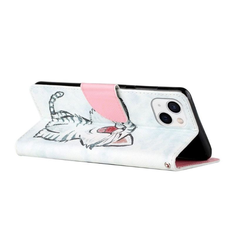 Folio-hoesje voor iPhone 13 Chatinhoud