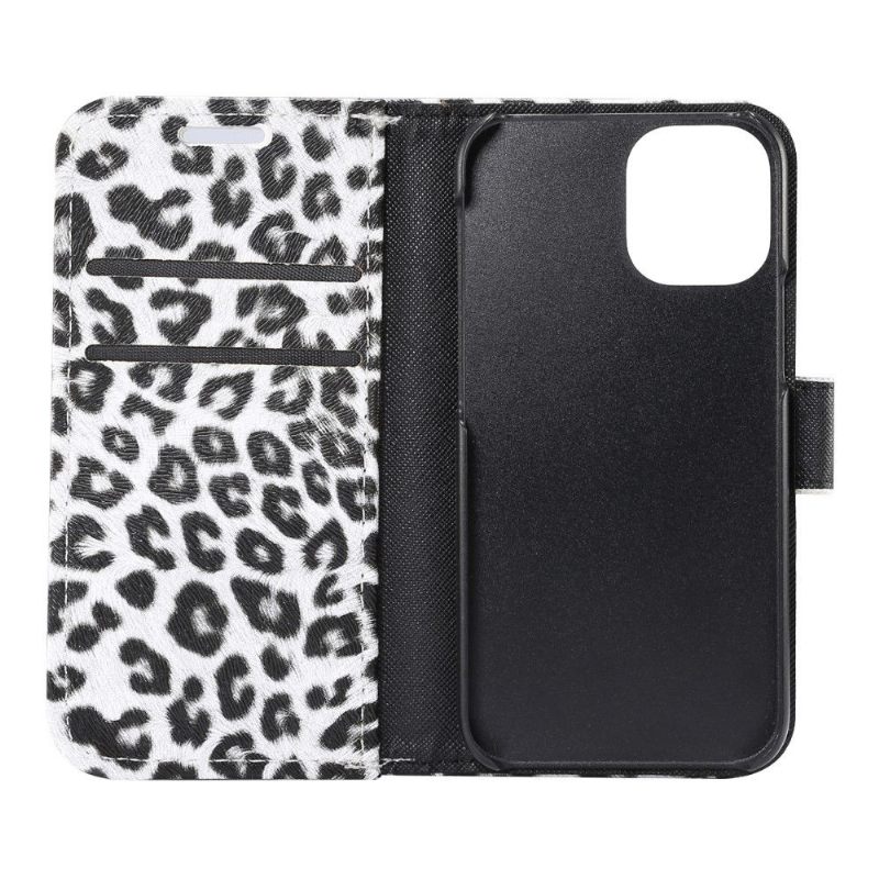 Folio-hoesje voor iPhone 13 Stalen Luipaard