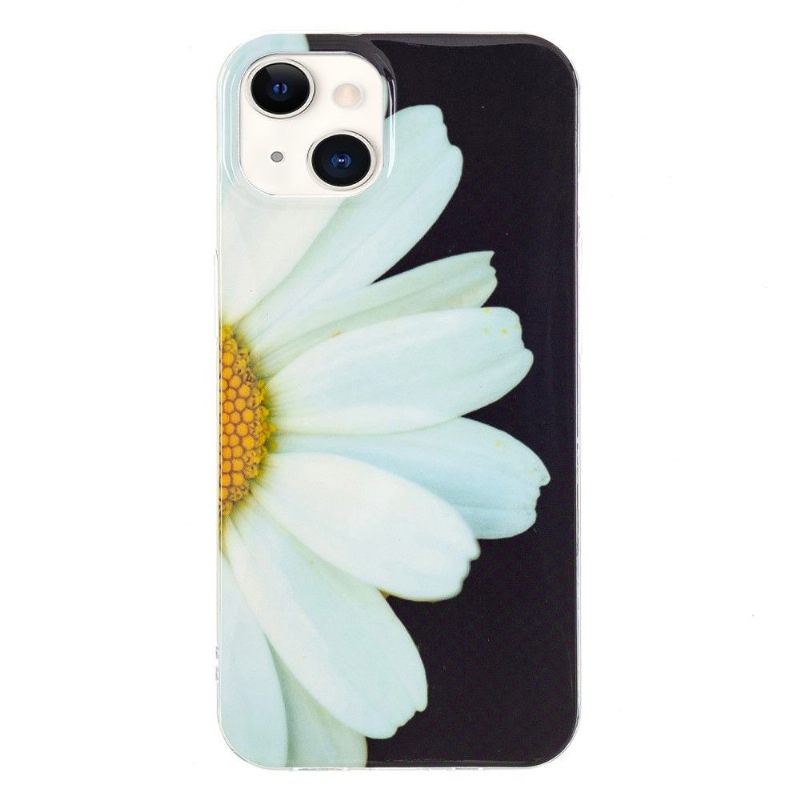 Hoesje voor iPhone 13 Anti-fall Fluorescerende Daisy