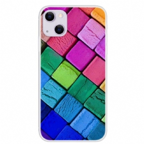 Hoesje voor iPhone 13 Gekleurde Blokken