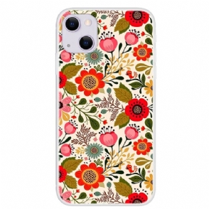 Hoesje voor iPhone 13 Kleurrijke Bloemen