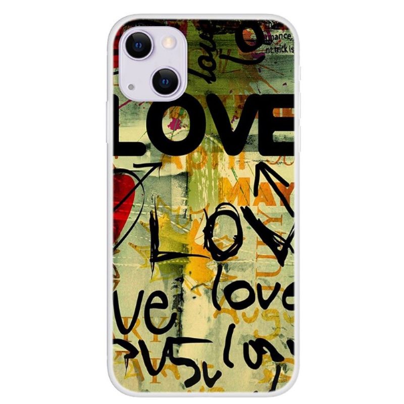 Hoesje voor iPhone 13 Liefde Liefde Liefde
