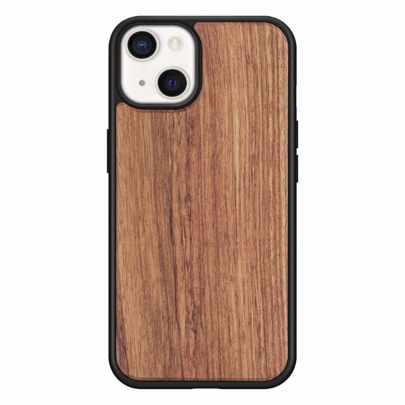 Hoesje voor iPhone 13 Premium Hout - Bruin