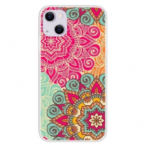 Hoesje voor iPhone 13 Retro-mandala