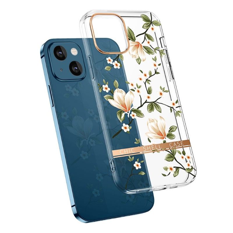 Hoesje voor iPhone 13 Transparante Bloemen