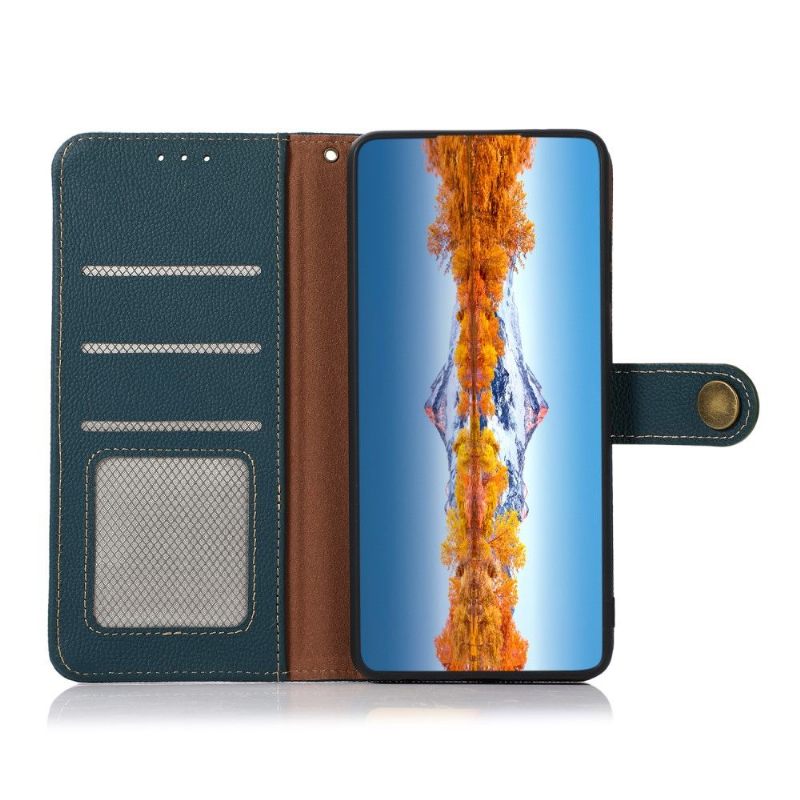 Leren Hoesje voor iPhone 13 Khazneh Klassiek Leer