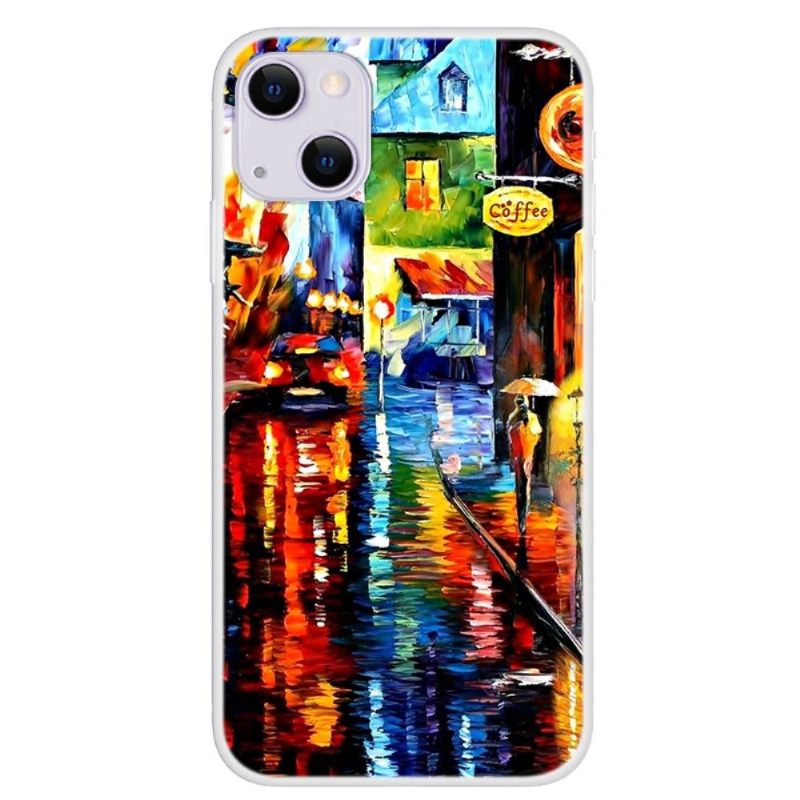 Telefoonhoesje voor iPhone 13 Bescherming Artistiek Schilderij