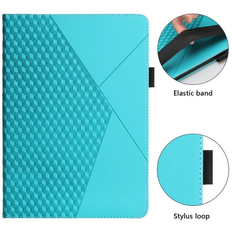 Cover Samsung Galaxy Tab A8 (2021) Cube Geometry Flap Kaarthouder