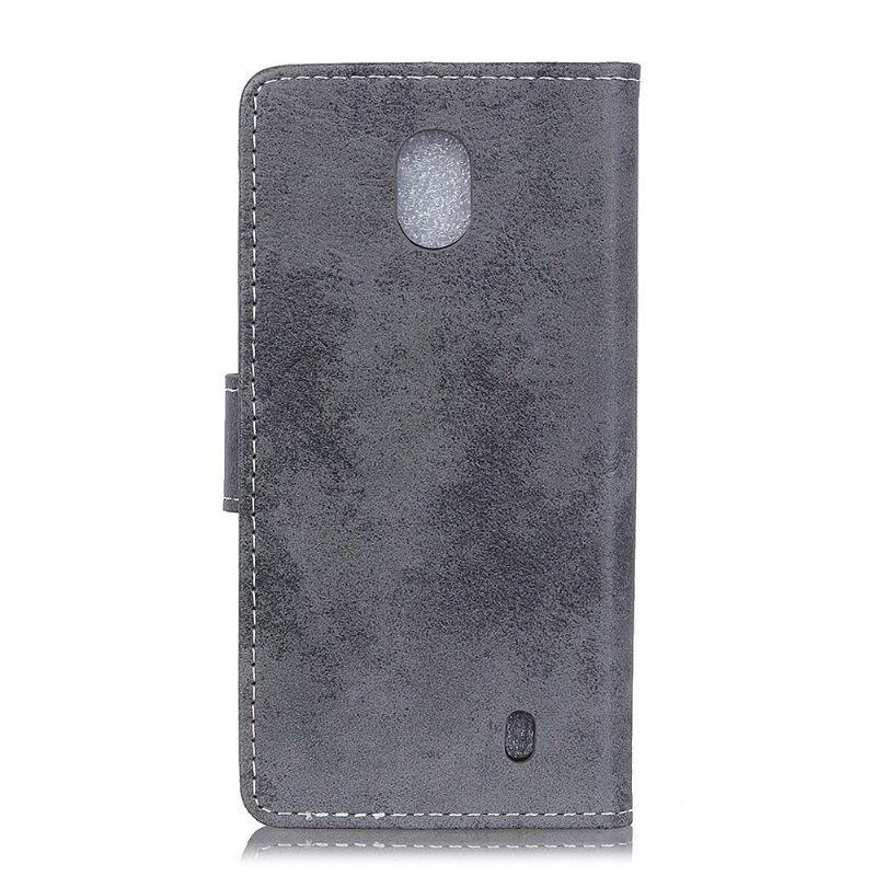 Case voor Nokia 1 Plus Cyrius Kunstleer Vintage