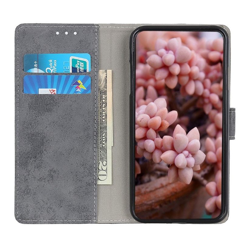 Case voor Nokia 1 Plus Cyrius Kunstleer Vintage