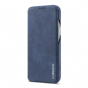 Bescherming Hoesje voor iPhone 15 Plus Folio-hoesje Imitatieleer Lc.imeeke