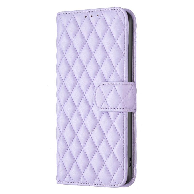 Flip Case voor iPhone 15 Plus Gewatteerd