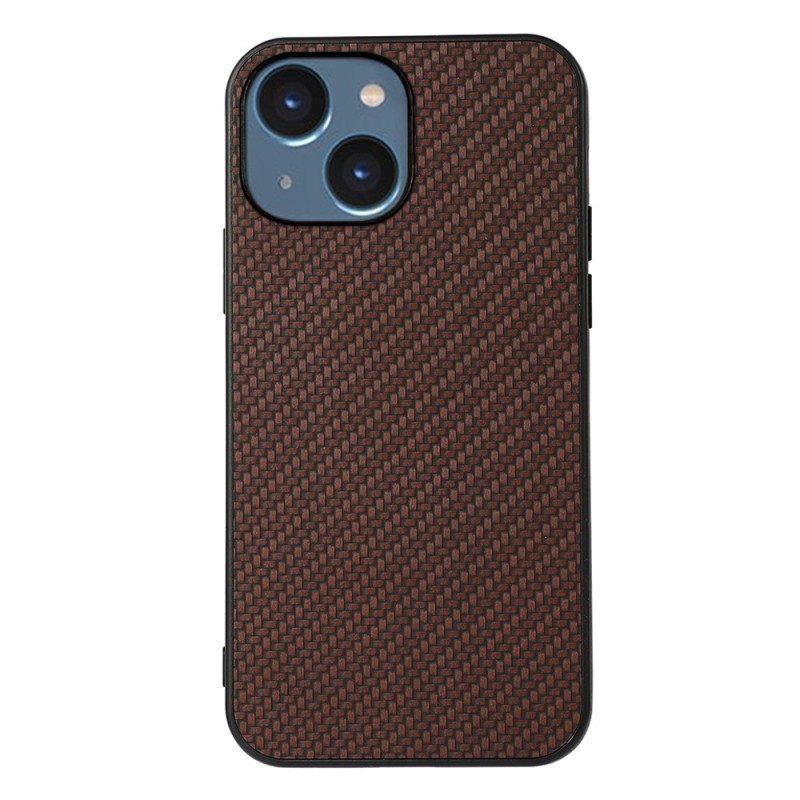 Hoesje voor iPhone 15 Plus Koolstofvezel