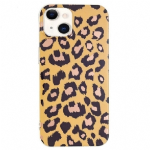 Hoesje voor iPhone 15 Plus Luipaard