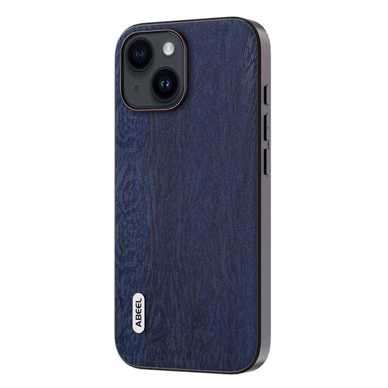 Hoesje voor iPhone 15 Plus Stijlvol Abeel-hout