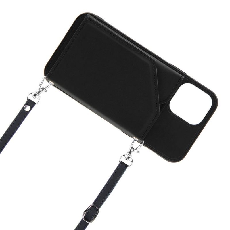 Hoesje voor iPhone 13 Pro Max Aude Multi-compartiment Lanyard