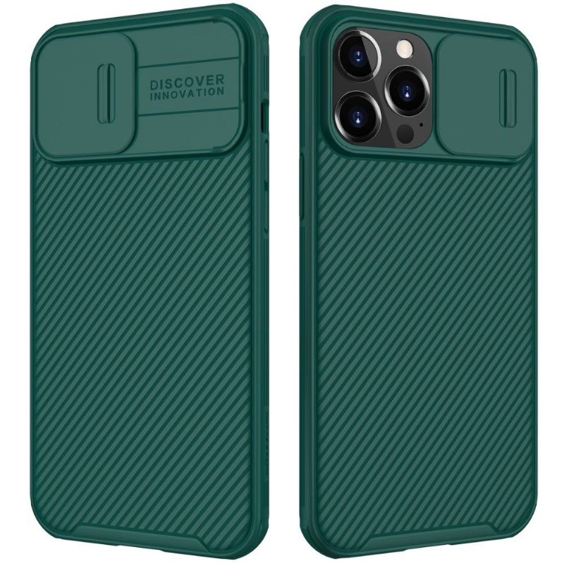 Hoesje voor iPhone 13 Pro Max Camshield Met Achterste Lensdop