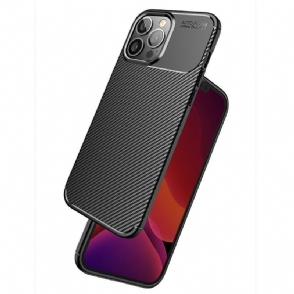 Hoesje voor iPhone 13 Pro Max Koolstofvezelstijl