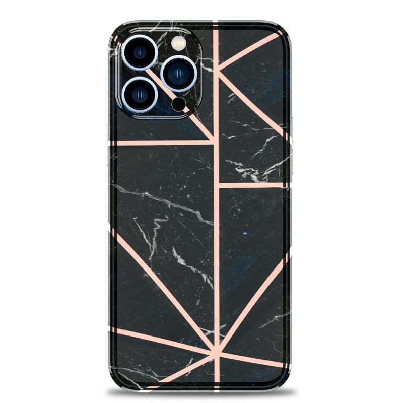 Hoesje voor iPhone 13 Pro Max Marmeren Geometrie