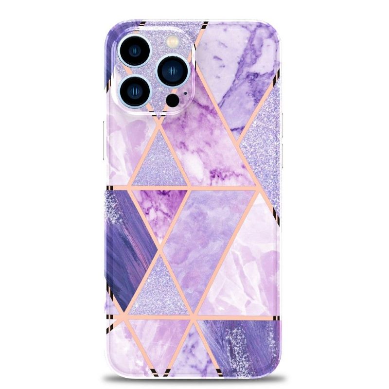 Hoesje voor iPhone 13 Pro Max Marmeren Geometrie