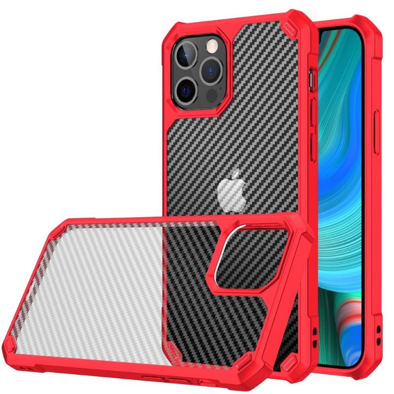 Hoesje voor iPhone 13 Pro Max Pionier Koolstof