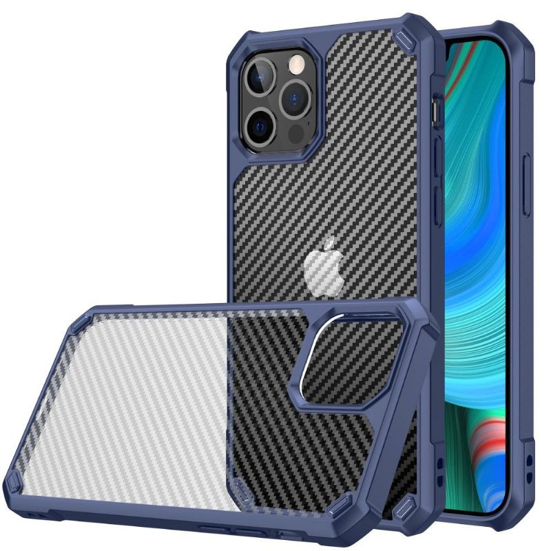 Hoesje voor iPhone 13 Pro Max Pionier Koolstof