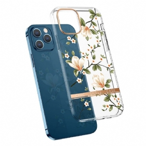 Hoesje voor iPhone 13 Pro Max Transparante Bloemen