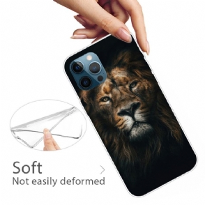 Telefoonhoesje voor iPhone 13 Pro Max Bescherming Leeuw