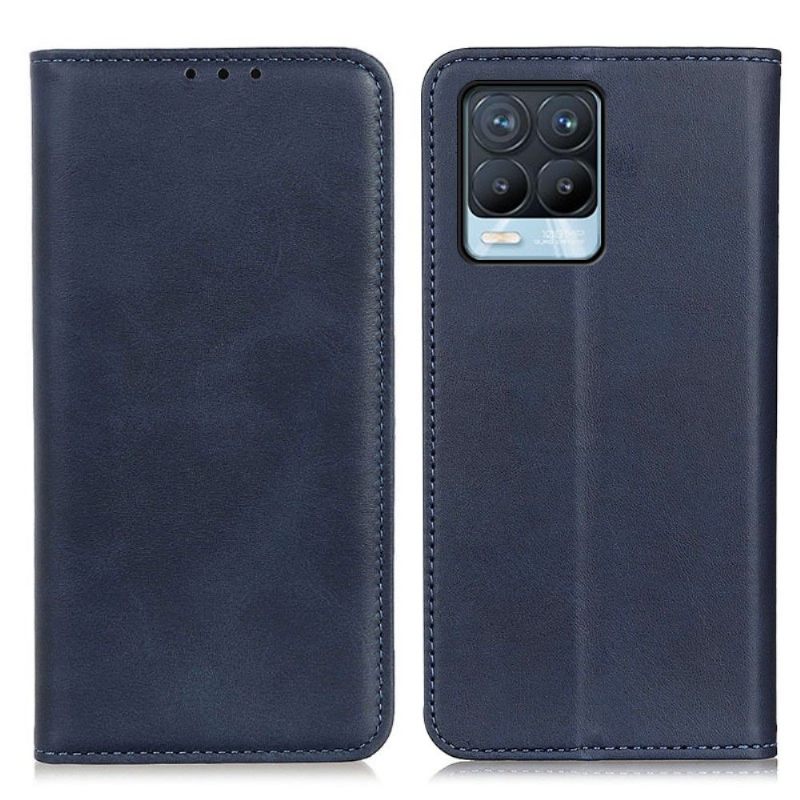 Leren Hoesje voor Realme 8 / 8 Pro Bescherming Folio-hoesje Simone Aged