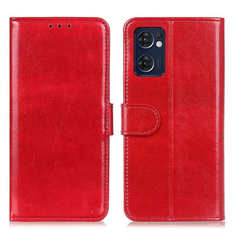 Case voor Oppo Find X5 Lite Bescherming Folio-hoesje Faux Leather Folio Stand Functie