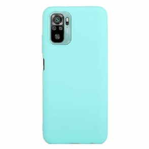 Hoesje voor Xiaomi Redmi Note 10 / 10S Flexibele Siliconen Mat