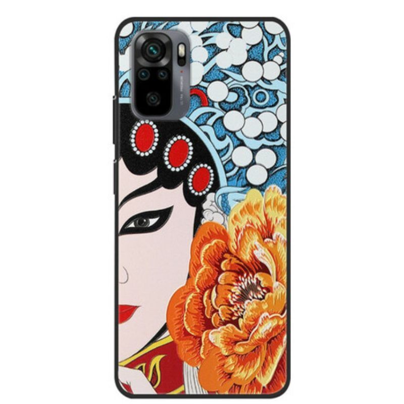 Hoesje voor Xiaomi Redmi Note 10 / 10S Peking Opera