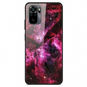 Hoesje voor Xiaomi Redmi Note 10 / 10S Roze Gehard Glas