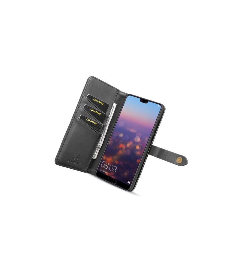 Hoesje Folio-hoesje voor Huawei P20 Pro Met Verwijderbare Schaal