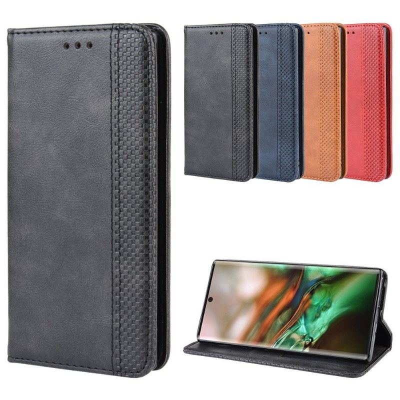 Folio-hoesje voor Samsung Galaxy Note 10 Anti-fall Leer In Cirénius-stijl