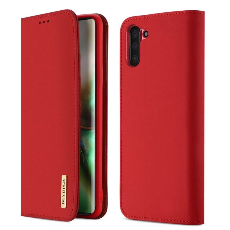 Folio-hoesje voor Samsung Galaxy Note 10 Dux Ducis Premium Leer