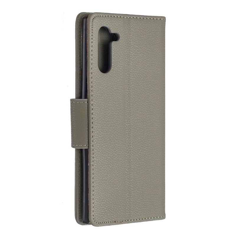 Folio-hoesje voor Samsung Galaxy Note 10 Generfd Leereffect