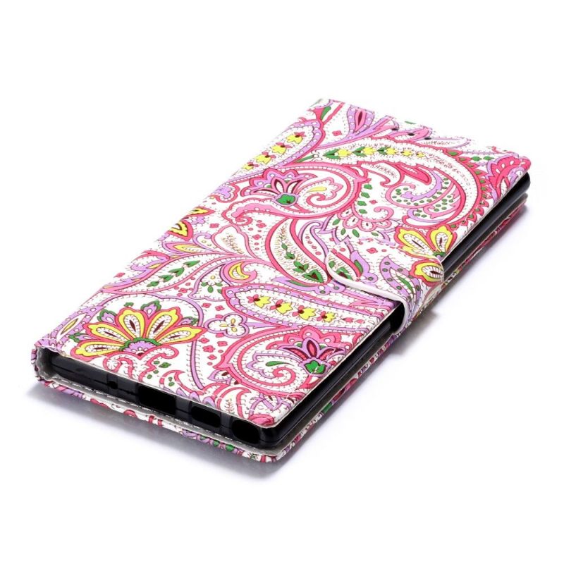 Folio-hoesje voor Samsung Galaxy Note 10 Paisley-bloem