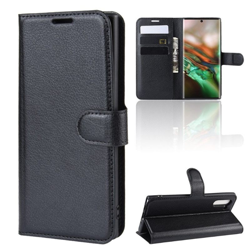 Folio-hoesje voor Samsung Galaxy Note 10 Portemonnee Leerstijl