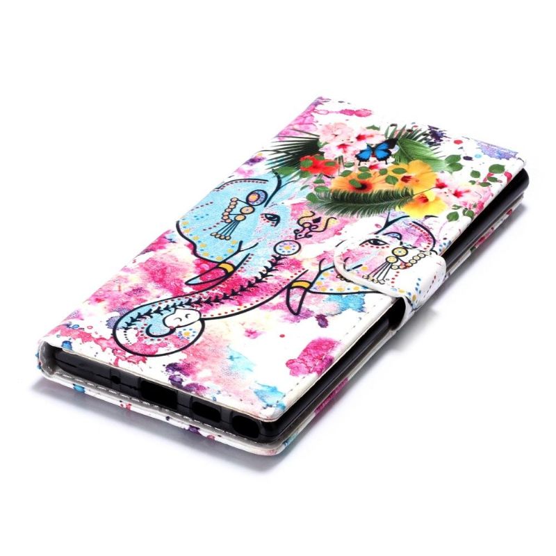 Folio-hoesje voor Samsung Galaxy Note 10 Tropische Olifant