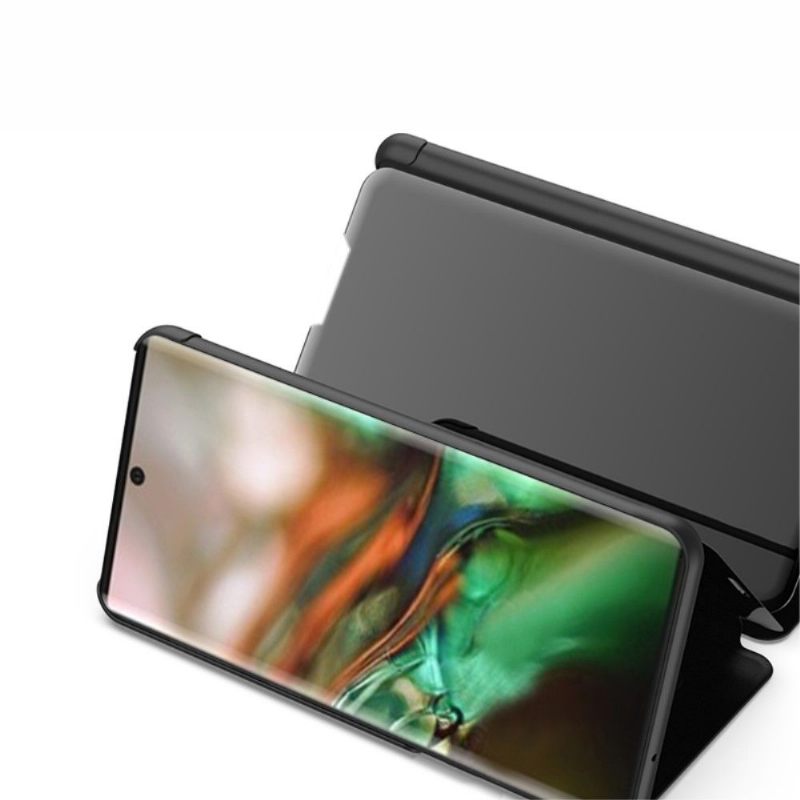 Hoesje voor Samsung Galaxy Note 10 Folio-hoesje Spiegeleffect