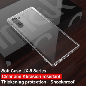 Hoesje voor Samsung Galaxy Note 10 Transparante Siliconen
