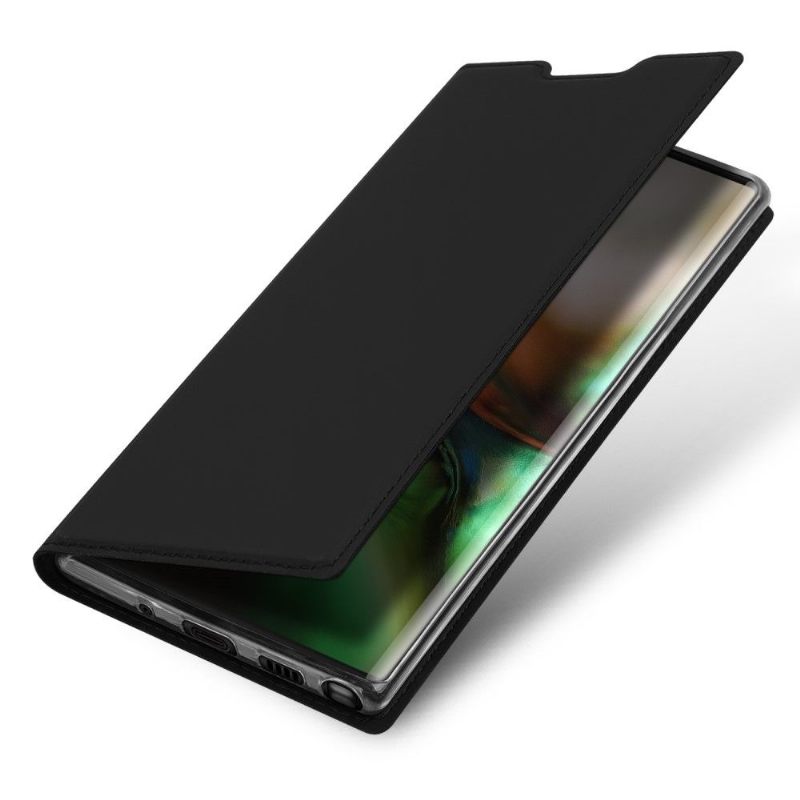 Leren Hoesje voor Samsung Galaxy Note 10 Satijnen Coating