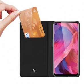 Cover voor Oppo A74 5G / A54 5G Zakelijk Satijneffect