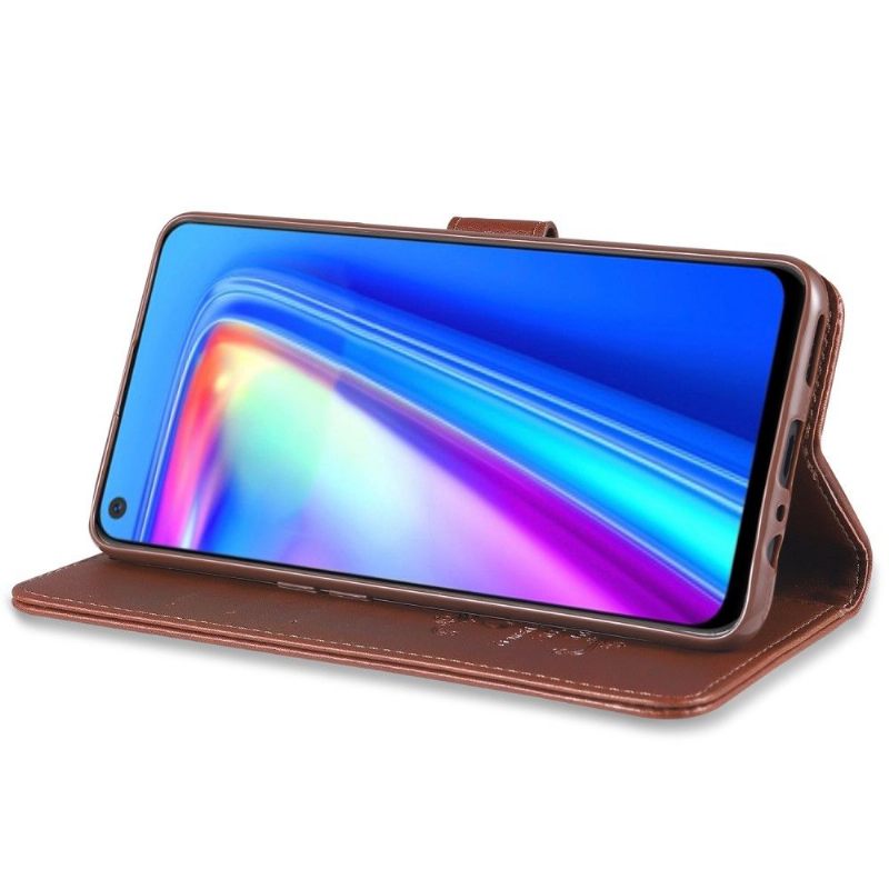 Flip Case voor Oppo A74 5G / A54 5G Azns Kunstleer