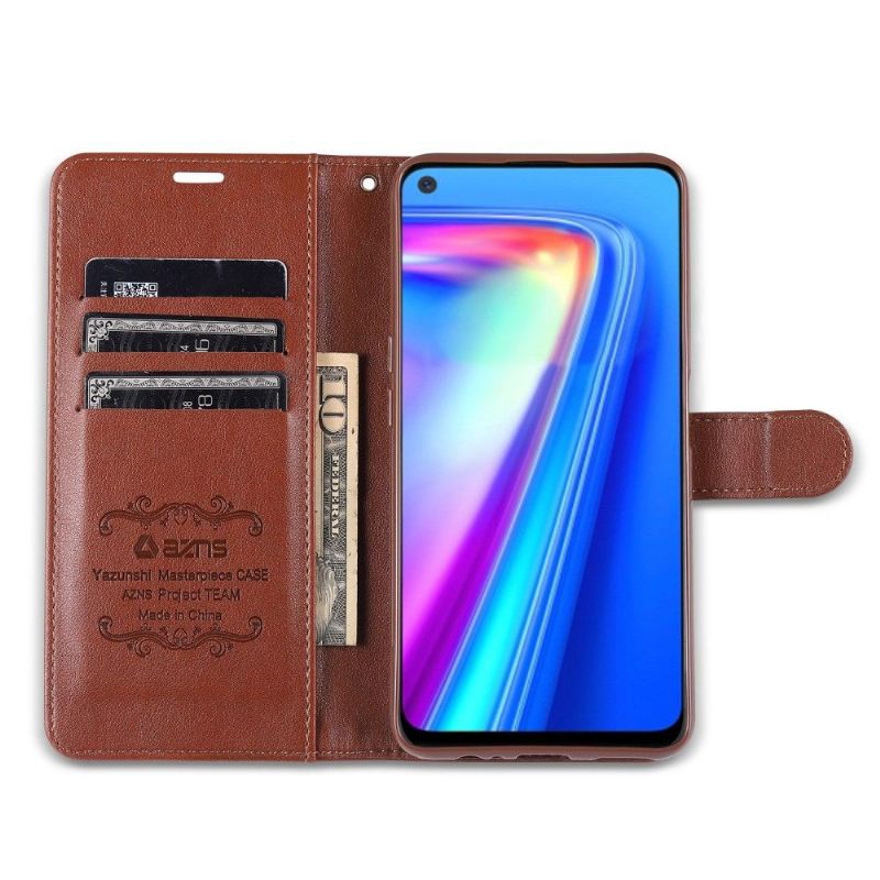 Flip Case voor Oppo A74 5G / A54 5G Azns Kunstleer