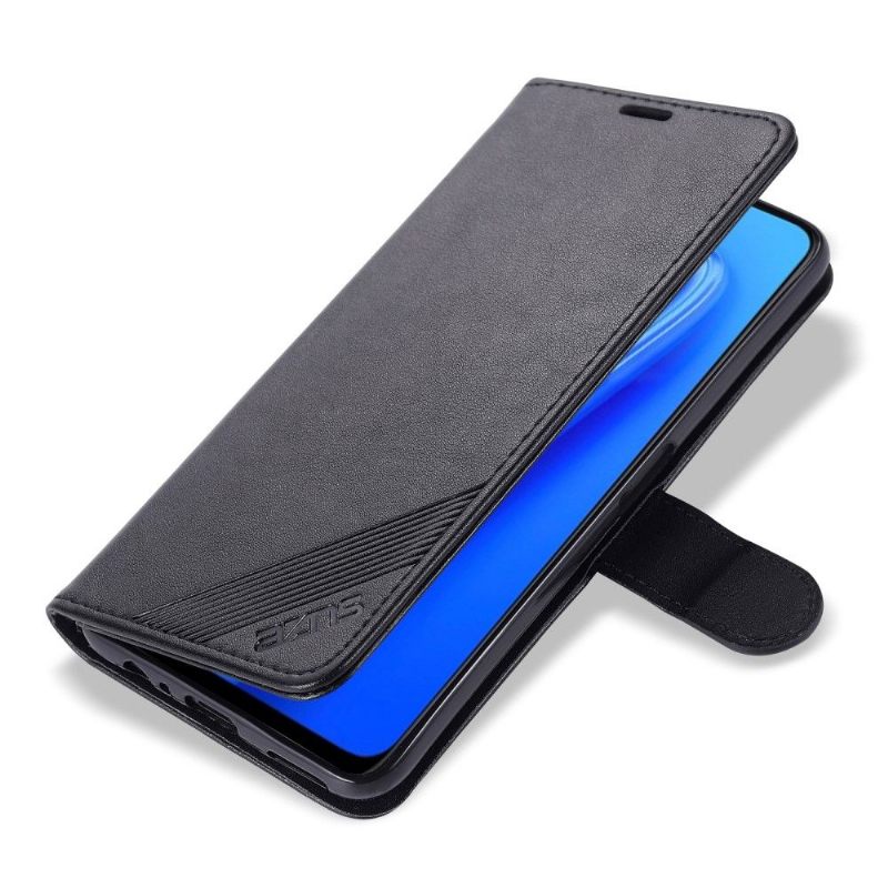 Flip Case voor Oppo A74 5G / A54 5G Azns Kunstleer