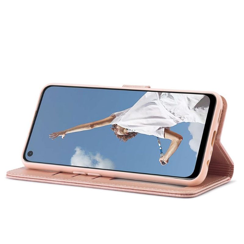 Folio-hoesje voor Oppo A74 5G / A54 5G Lc.imeeke Leereffect