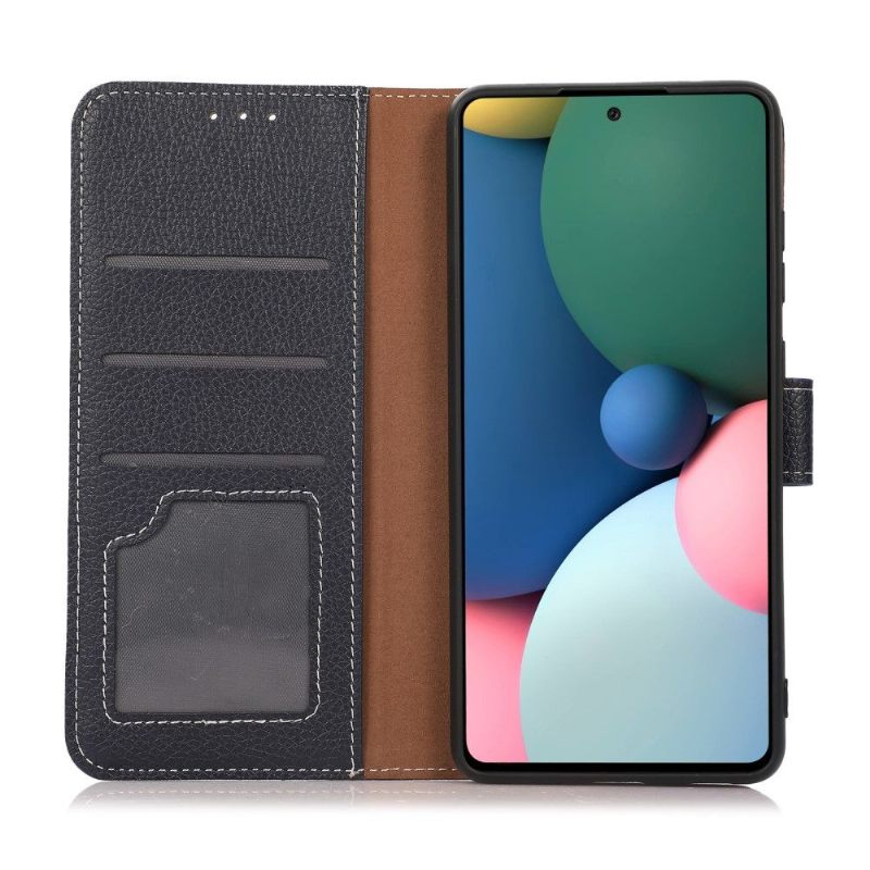 Folio-hoesje voor Oppo A74 5G / A54 5G Nerfachtig Kunstleer